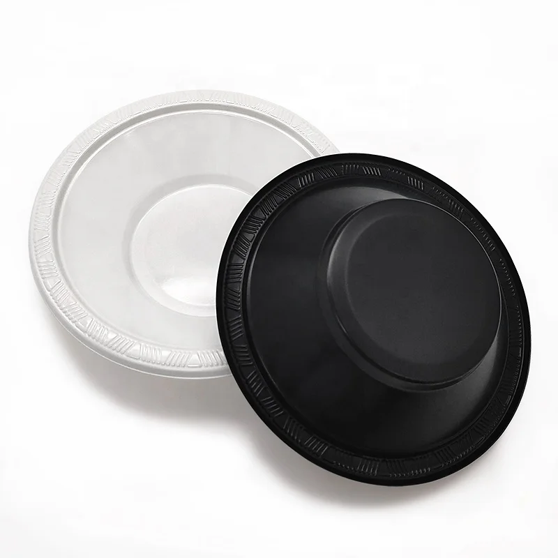 American Style  7 Inch Disposable Plastic Salad Noodle Bowl