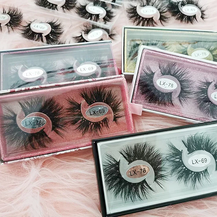 Eye Lashesh Set Handmade 3d Real Mink Lash Products Customize Logo Siberian Makeup False Eyelash Set Lashess Lase With Boxes