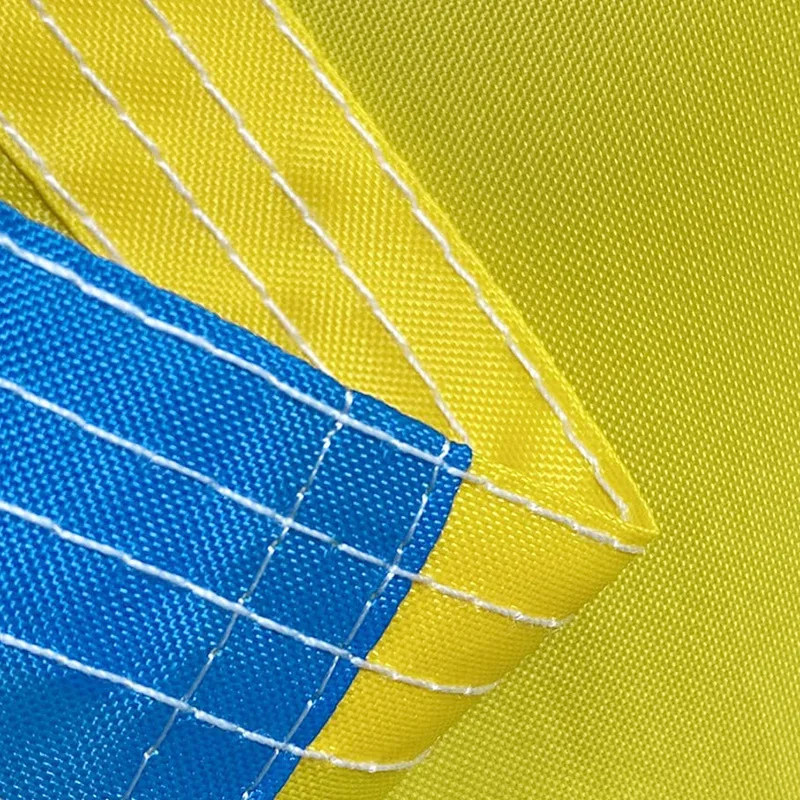 Factory direct ukrainian flag national flag polyester waterproof flag custom festival banner