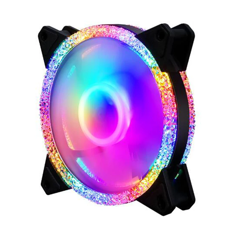 12 см ПК корпус управления RGB светодиодный вентилятор В dc