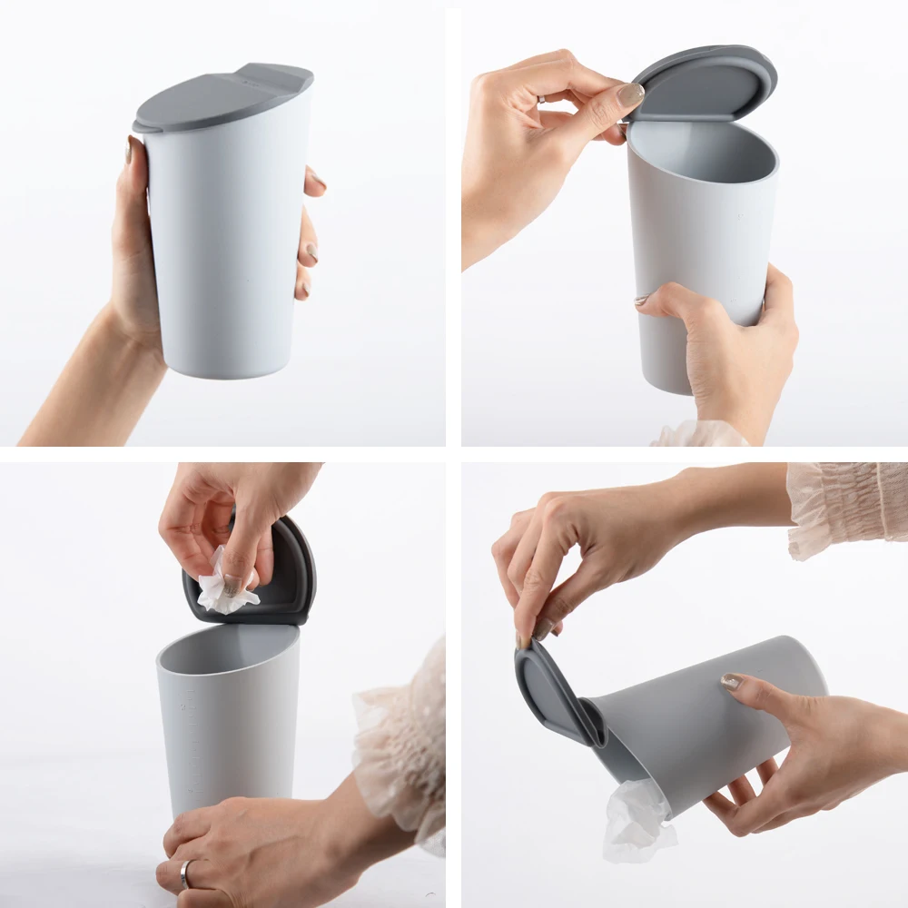 Car Trash Can With Lid Of 2021trash Bin Garbage For Center Console Portable Accessories