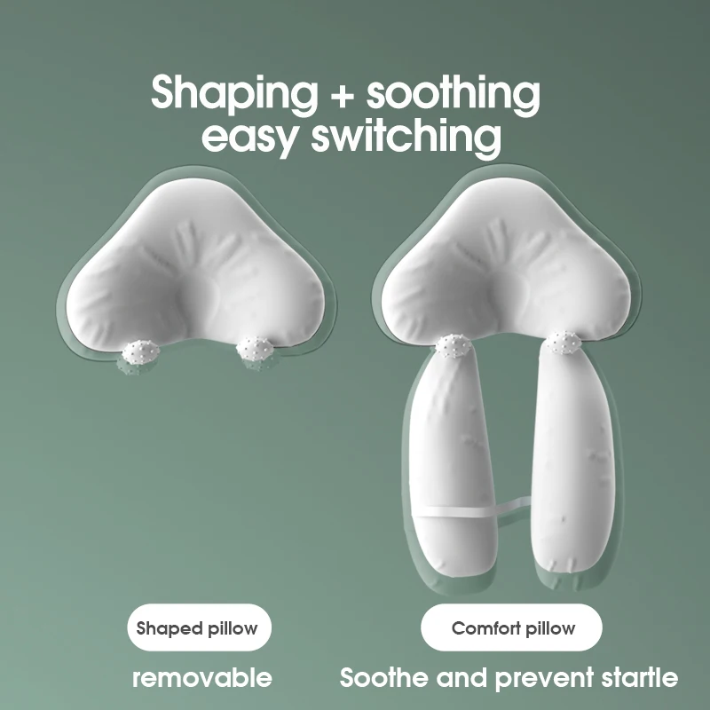 Factory direct cotton pillowcase U-shaped baby comfort pillow, U-shaped pillow, baby body cushion anti-rollover