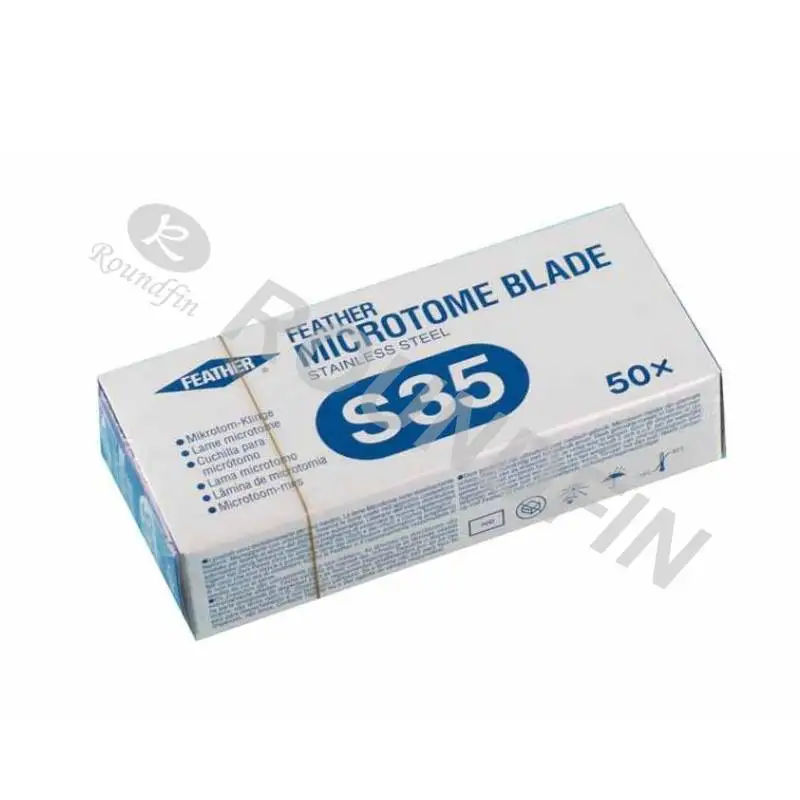 Roundfin  Roudnfin hot sale feather disposable microtome blade S35/R35/A35