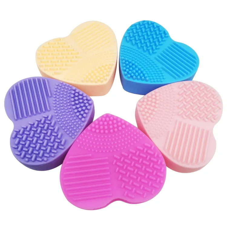 Заводской индивидуальный Лидер продаж на Amazon, профессиональный силиконовый коврик для чистки кистей, коврик для чистки кистей для макияжа