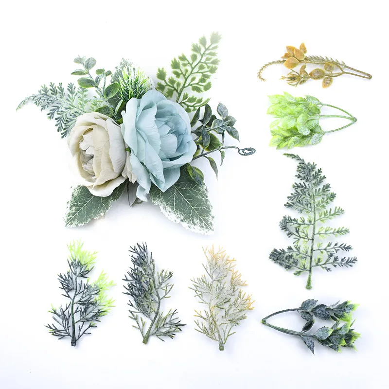 DIY artificial flower and plants for home and wedding decoration