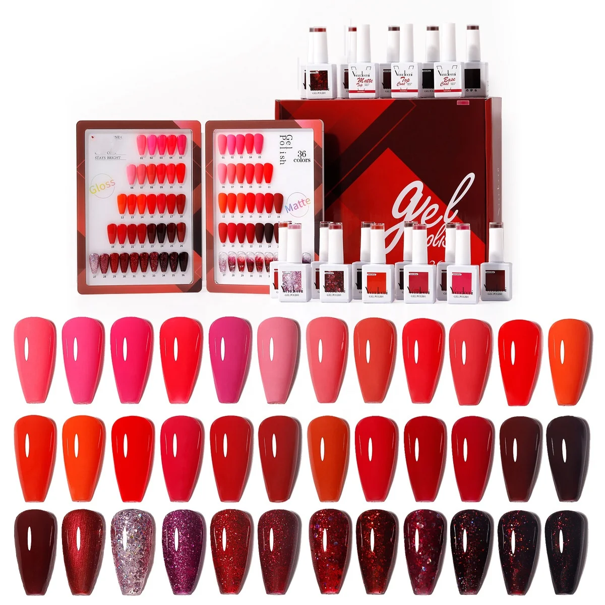 36 Thermo Color 15Ml Open Shop Set Autumn/Winter Nail Salon Gel Nail Polish Glue Set