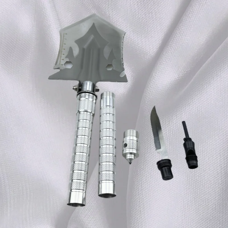 Hot selling Camping Survival Accessories Detachable Folding Multifunctional Survival Tactical Shovel Two handles
