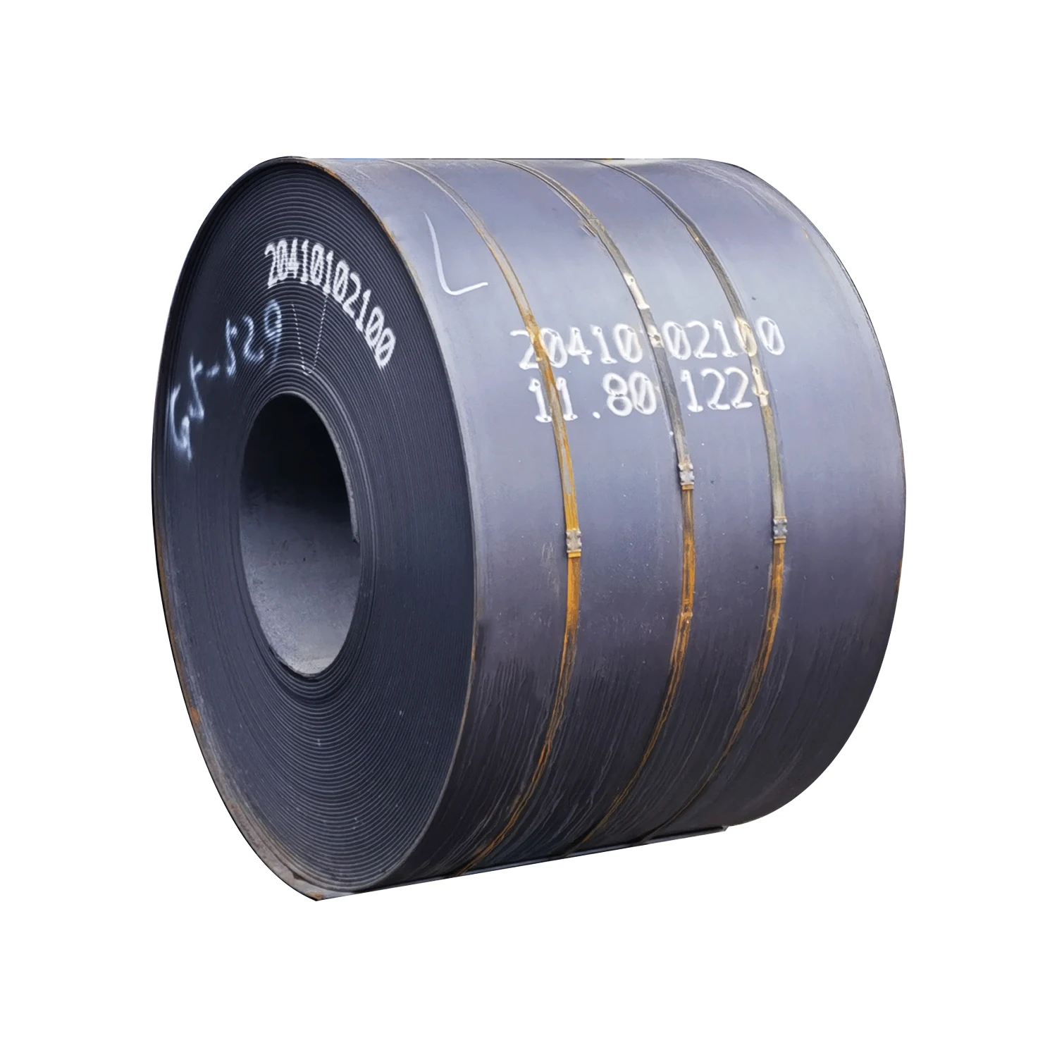 Black 6mm HRC Hot Rolled Steel Coil Manufactured Ms Iron Sheet Metal Rolls SS400B Grade with Welding and Cutting Services