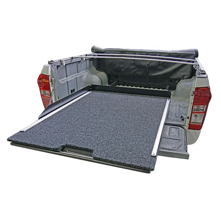 Heavy Cargo Pickup Truck Accessory Exterior Carpeted Pallet Slider