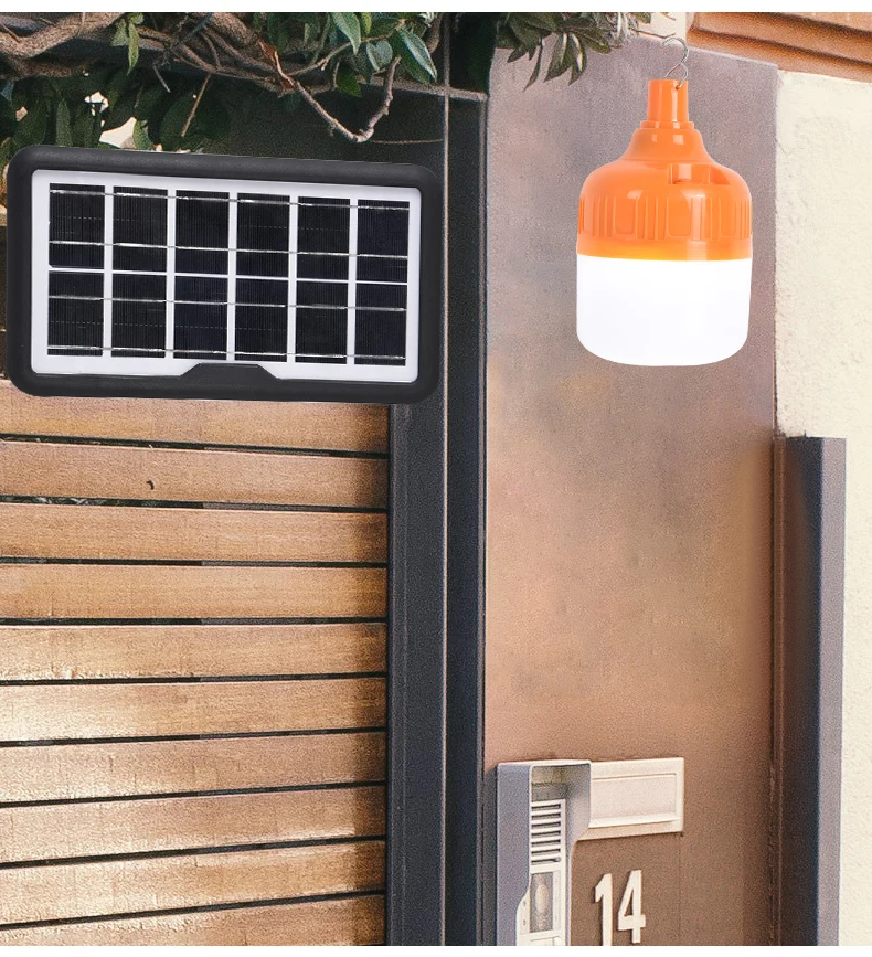 New Product Lamps Flash Red Flashing Rechargeable Yellow Warn Flasher Dc 6V Solar Led Light Bulb