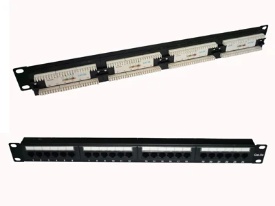 Высококачественная патч-панель UTP/FTP Cat6 Cat6a с 24 портами и разъемом RJ45 keystone