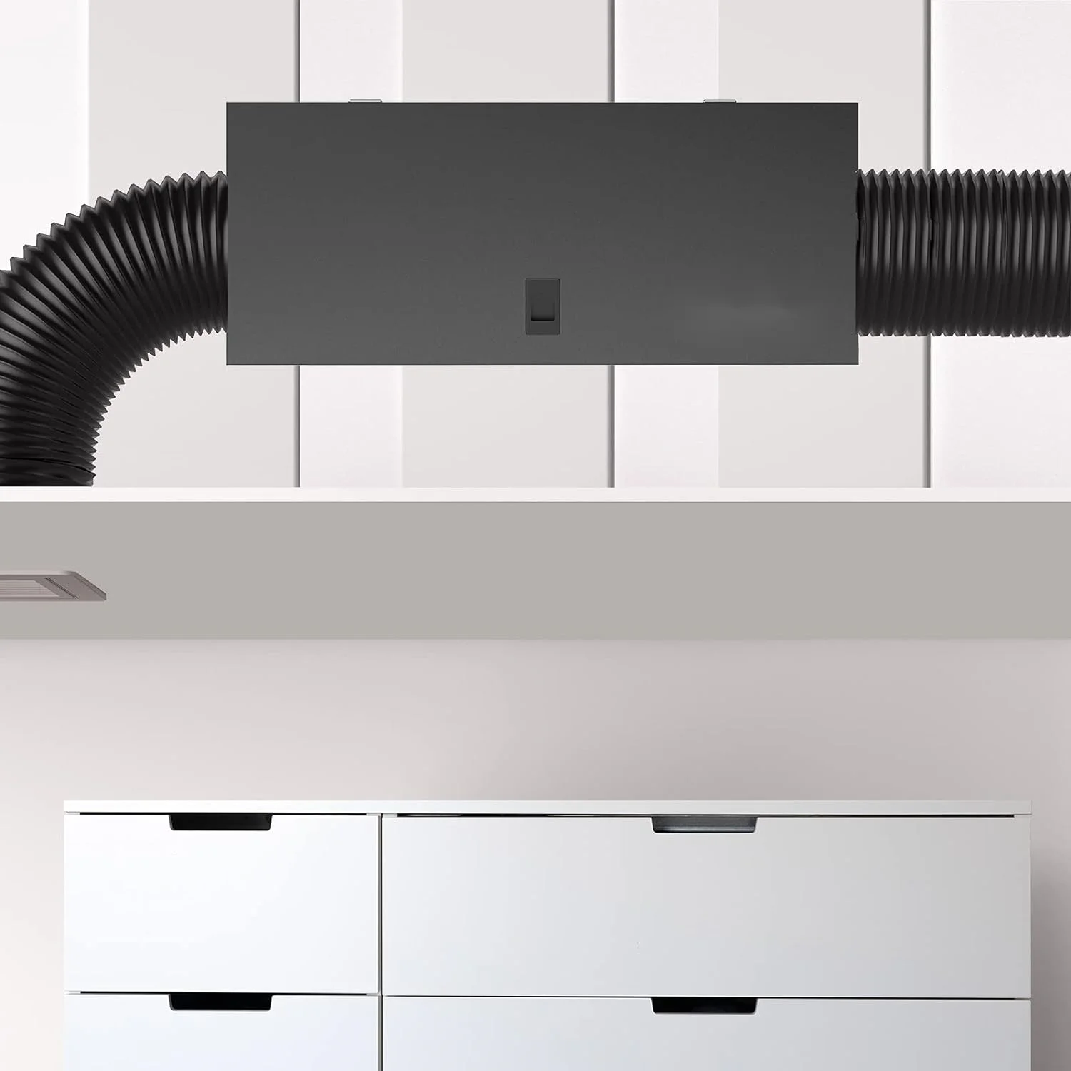 Fresh Air Pm2.5 Air Duct Filter Box Indoor Air Purification Filter Box For Ventilation System