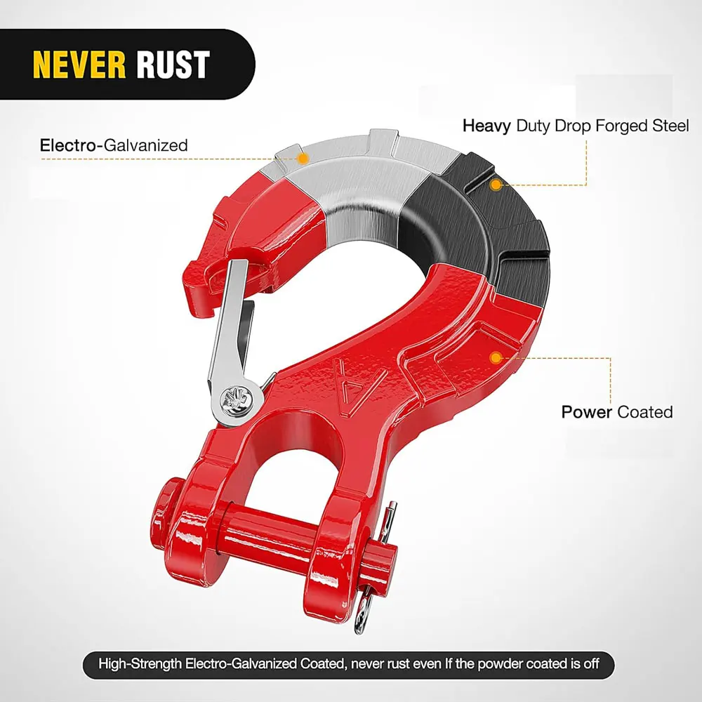 High Cost Performance Forge Towing Us Standard Trailer Boat Atv Utv Winch Strap Cable S Hook Mount Stop Stopper For Boat Trailer