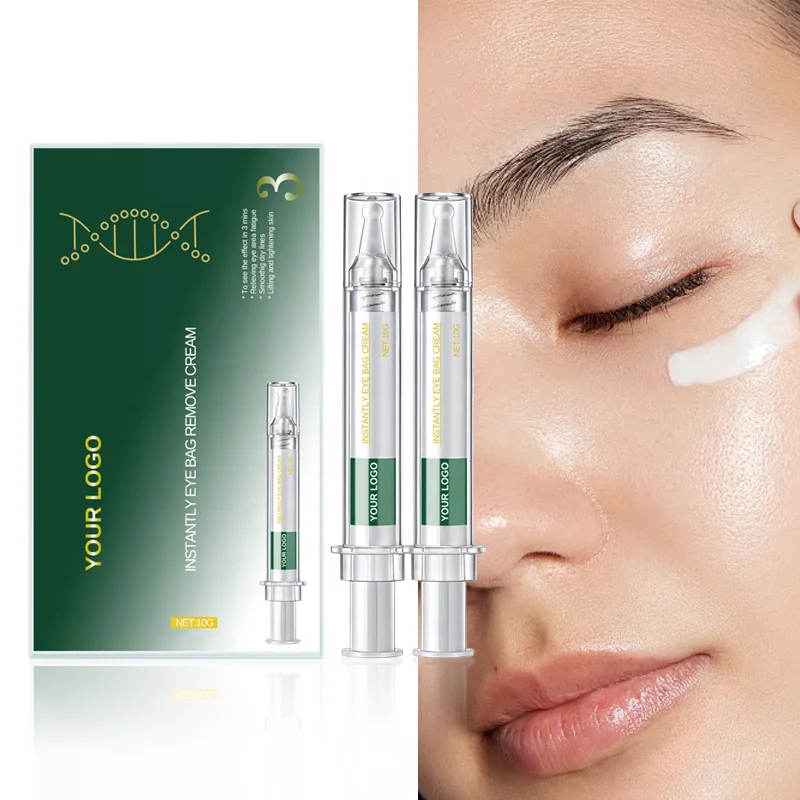 Private Label Anti Wrinkle Eye Bag Remove Cream Gel For Skin Around Eye Dark Circle Removal Anti Aging Instant Eye Cream