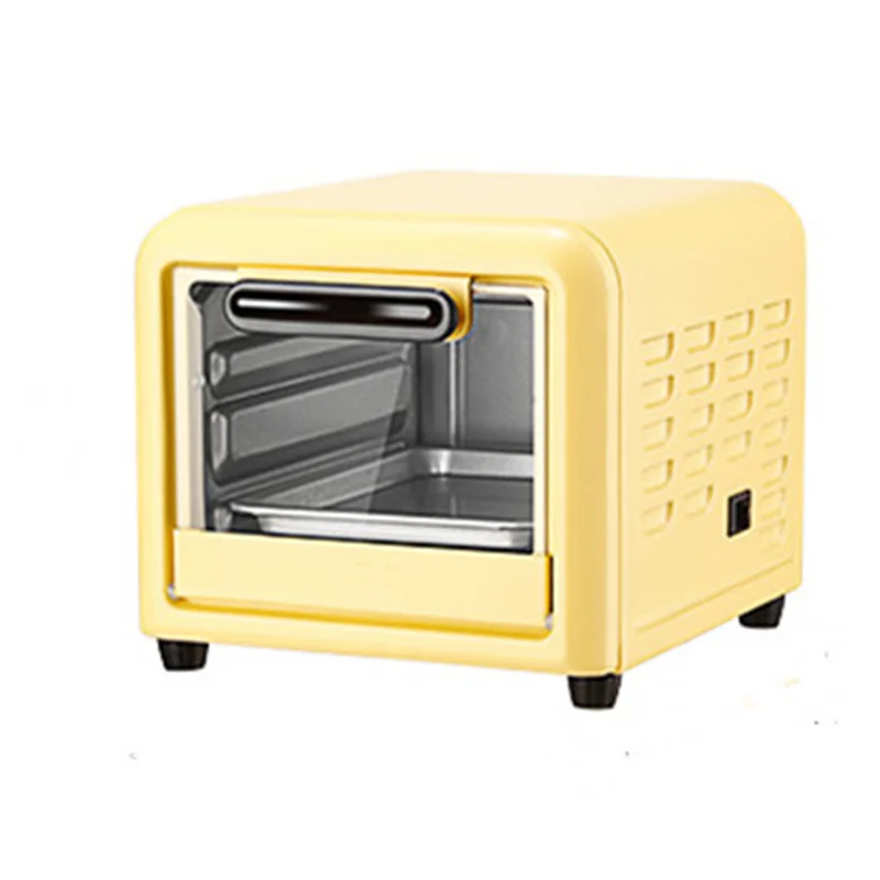 Bake Oven Portable Mini 4 inch Cake Egg Tart Baking Stove Mechanical Barbecue Grill Yellow Electric Oven Mini 5L