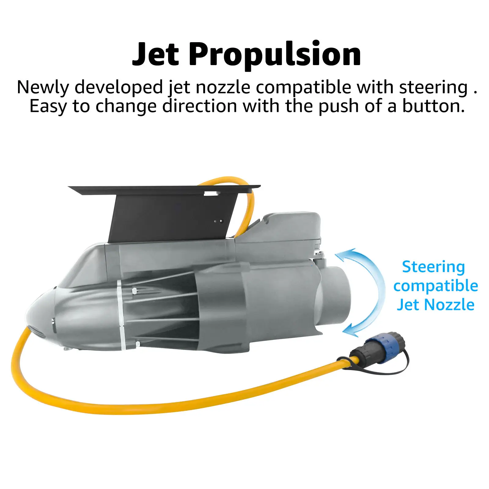 Electric Fin Power Fin Electric Rudder Underwater Motor Remote Control Rudder Kayak SUP Standing Paddle Fishing Boat Canoe