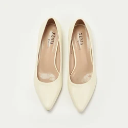 fashion nude ballet flats shoe nude pump women flat shoes ladies