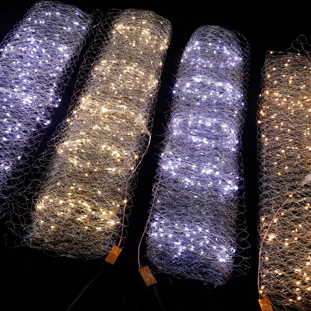 Wedding Props Modeling Net Lights All-match Led Rice Grain Star Lights Hotel Shopping Mall Chandelier Wire Light