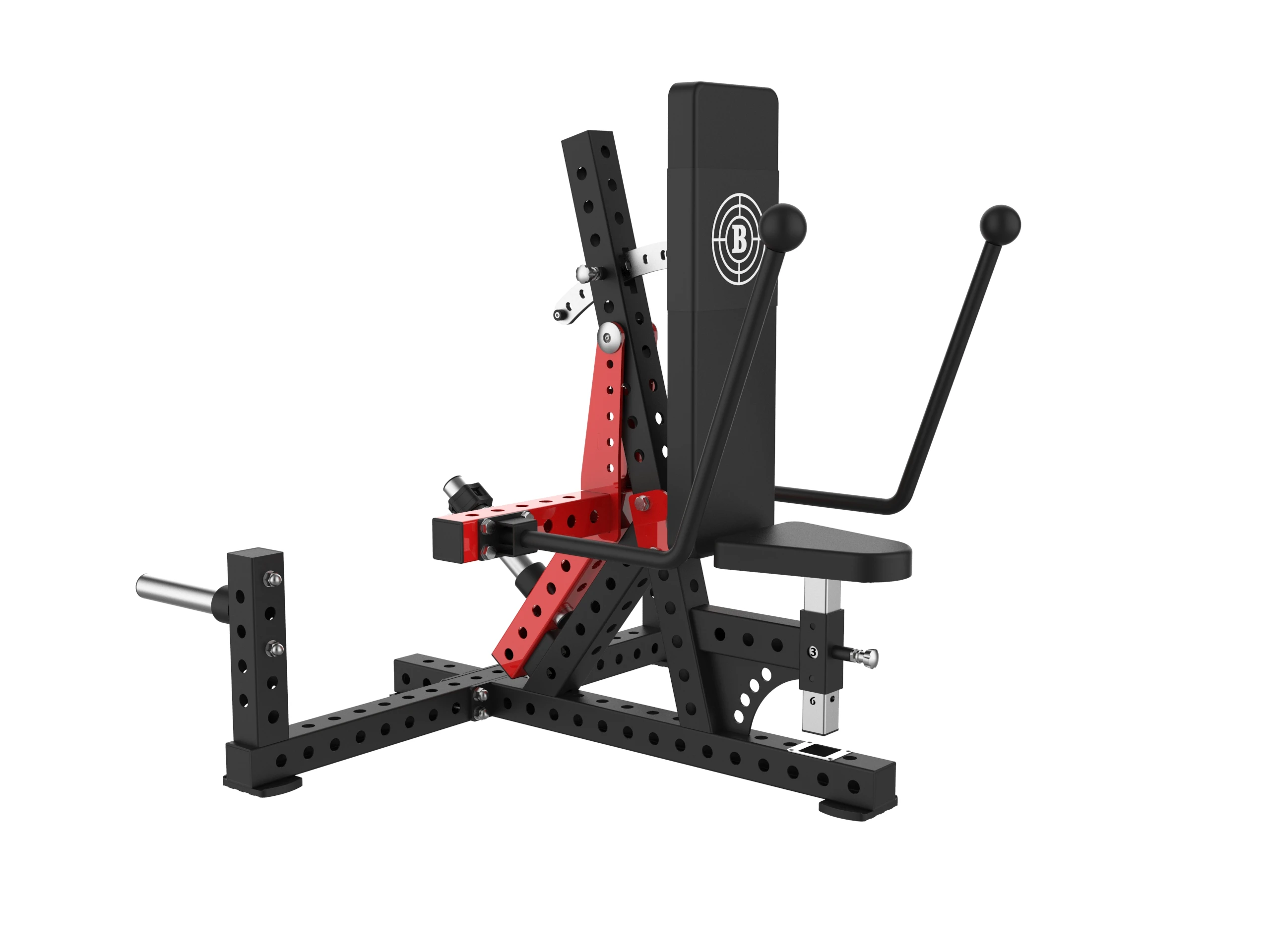 Fitness equipment scissor shoulder lift for gym use