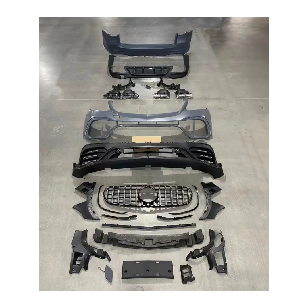 Auto Body Systems car bumpers GLC63 AMG body kit for Mercedes benz GLC X253 2015-2019 upgrade 2021new GLC63 body kit model