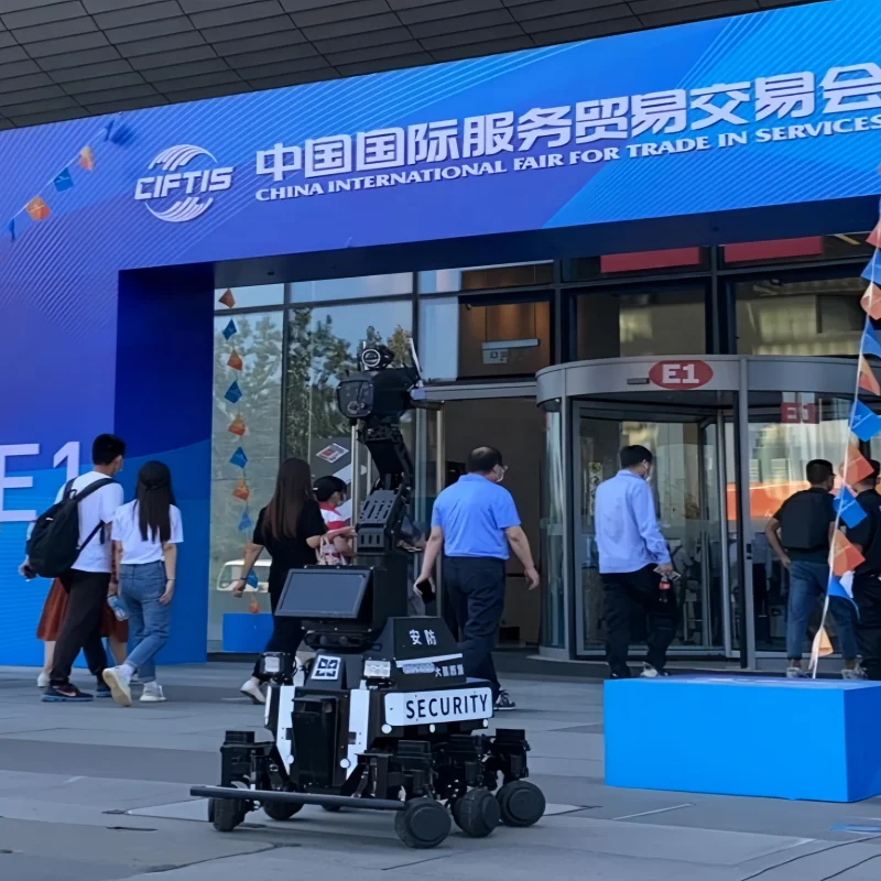 Custom Outdoor Indoor Automatic Navigation Artificial Intelligent Robot Security Patrol Robot Security