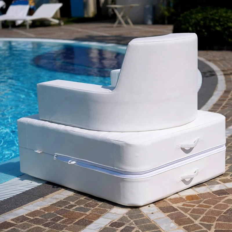 Manufacturer Sofa Bed Lounge Furniture Water Floating Bed In Swimming Pool