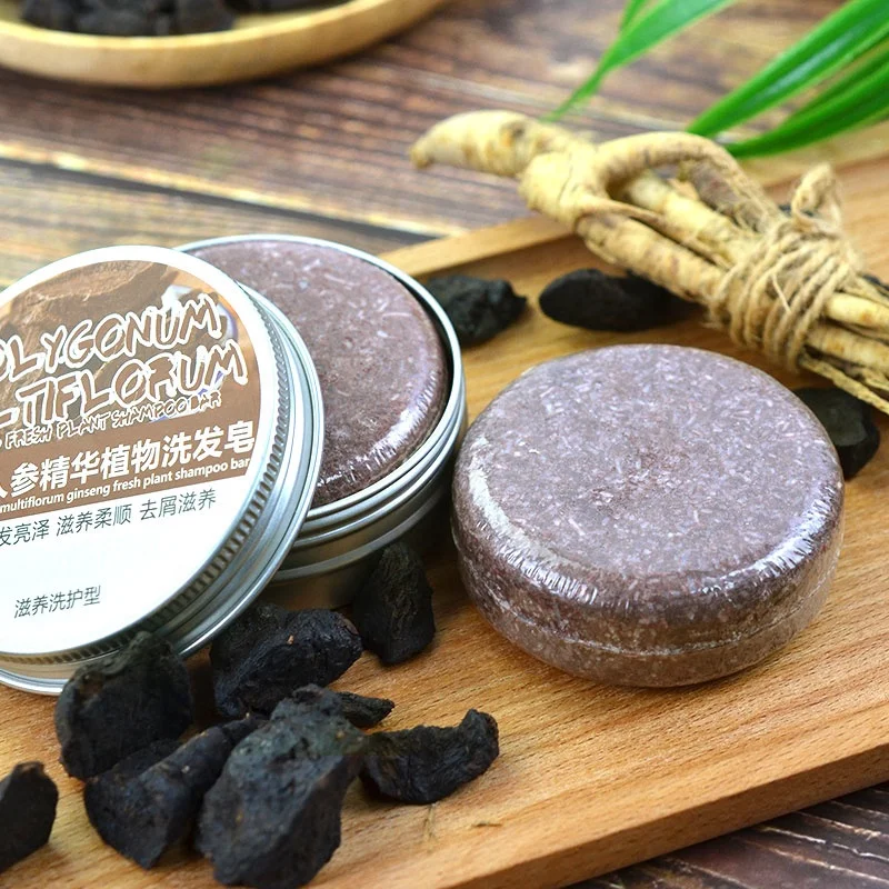 Ginger Polygonum Soap Shampoo Soap Cold Processed Soap Hair Shampoo Bar Pure Plant Hair Shampoos Hair Care