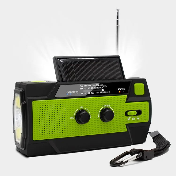 США Amazon Горячая аварийная Am Fm Noaa Метеостанция радио с фонариком