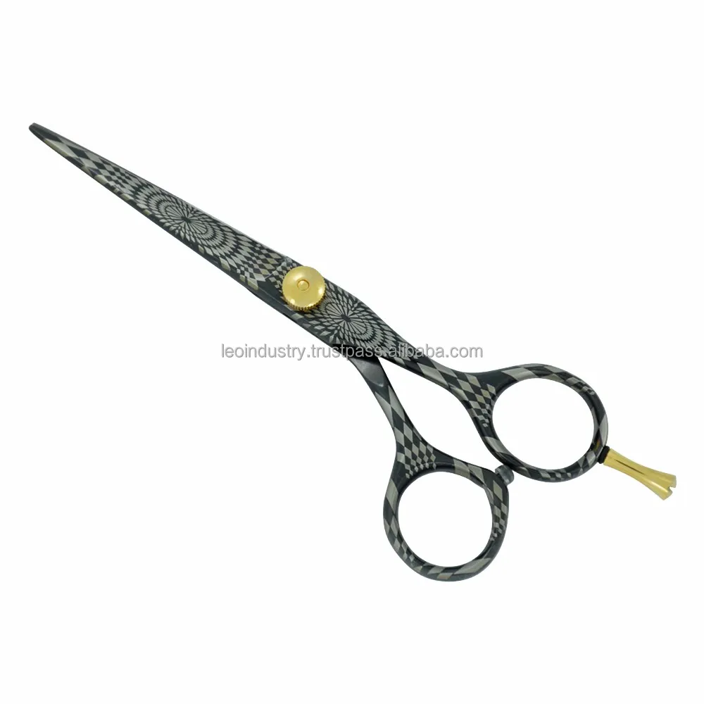TOP GRADE Hairdressing Scissors JP 440C Professional Barbers Cutting Scissors Thinning Shears Hair Scissors