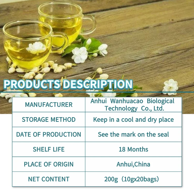 
detox weight loss slim green tea Pure natural no added organic jasmine tea 