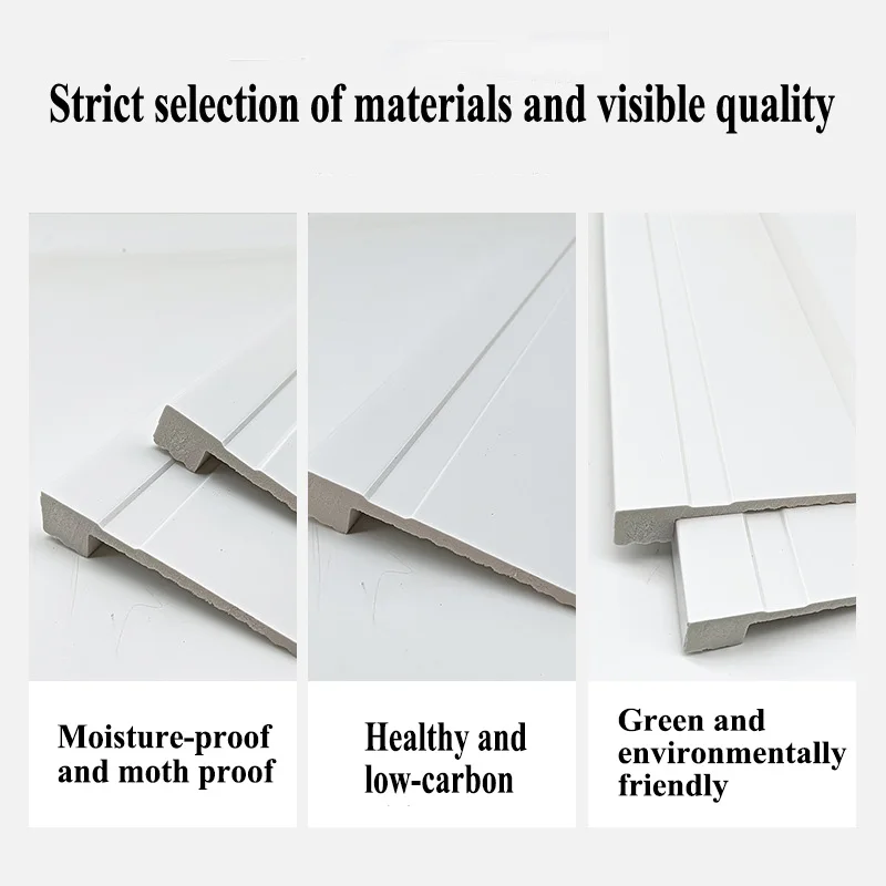 Polymer PS European style white skirting board plastic foam baseboard factory wholesale decoration spot plan