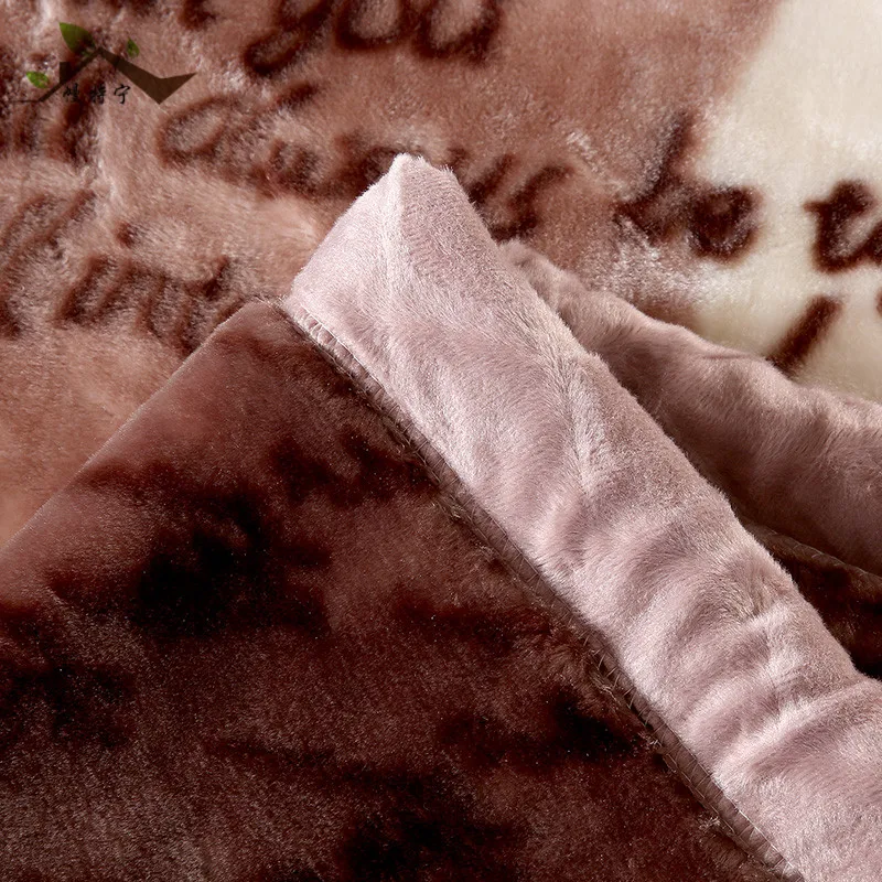 200*230cm Raschel Blanket Knitted Super Markets Designs Customized Packing for Winter Hot Sale 2022 Super Soft 100% Polyester