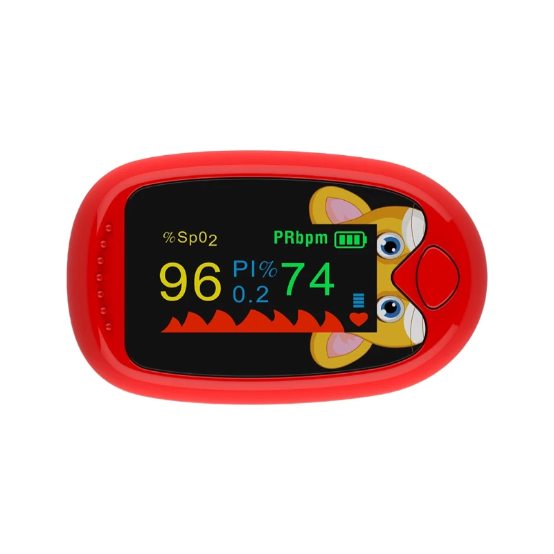 Household Medical Device TFT Rechargeable Baby Child Fingertip Pulse Oximeter Of Fingertip