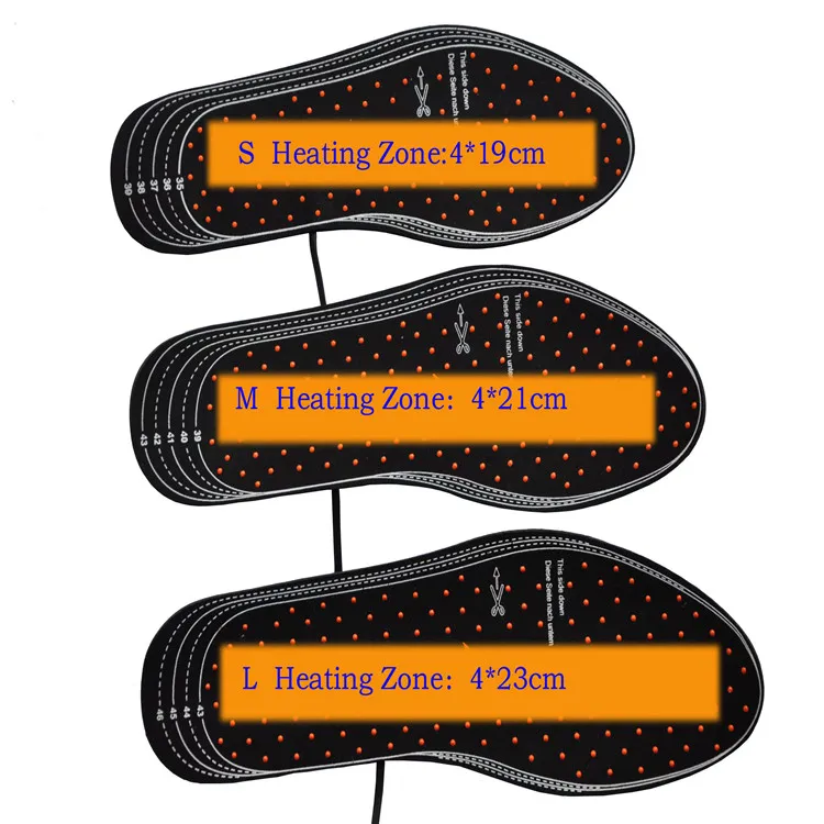 Wholesales Electric Heating Shoe Insoles Rechargeable Lithium Battery Keep Warm Insoles Supplier