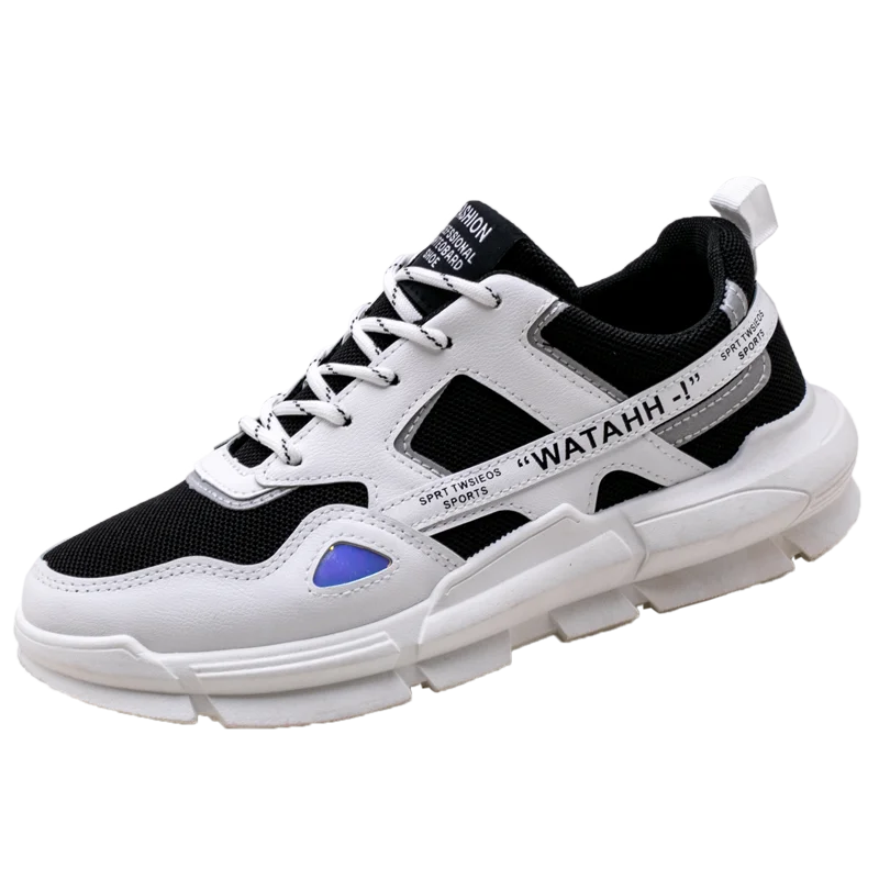 Оптовая продажа кроссовки из натуральной кожи с сеточкой разноцветные плоские для девушек и мужчин