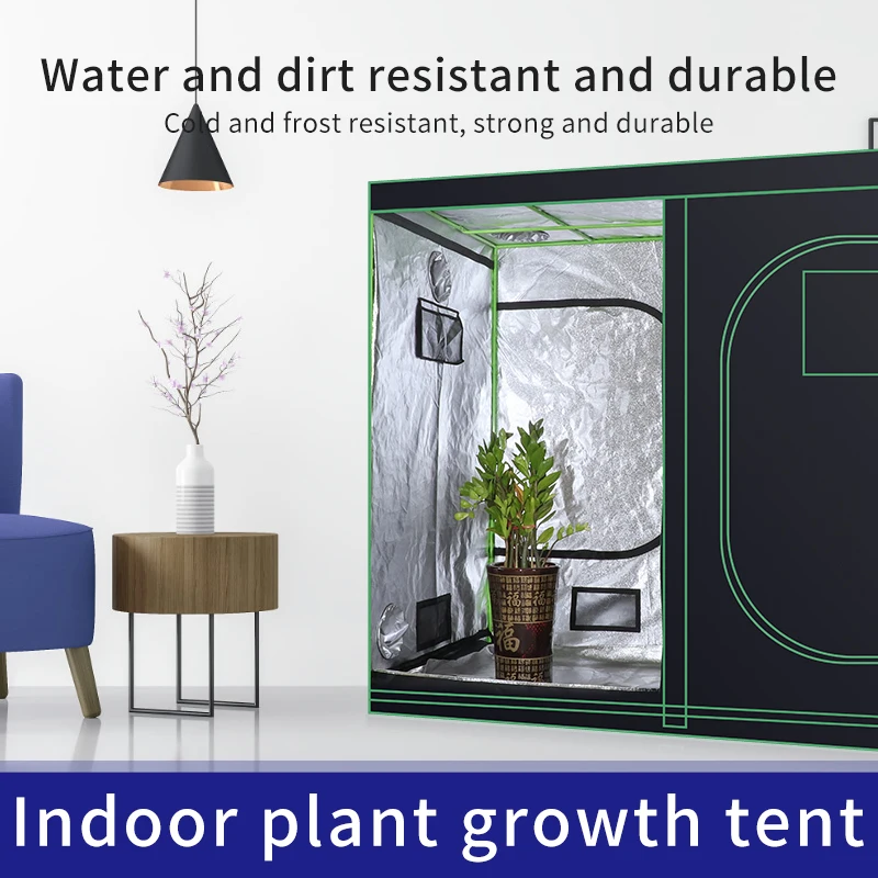 120x120x200 Carpa Cultivo Indoor Grow Tent Complete Kit hydro Highly Reflective Fabric600D Mylar 3x3 Grow Tent for Indoor Plant