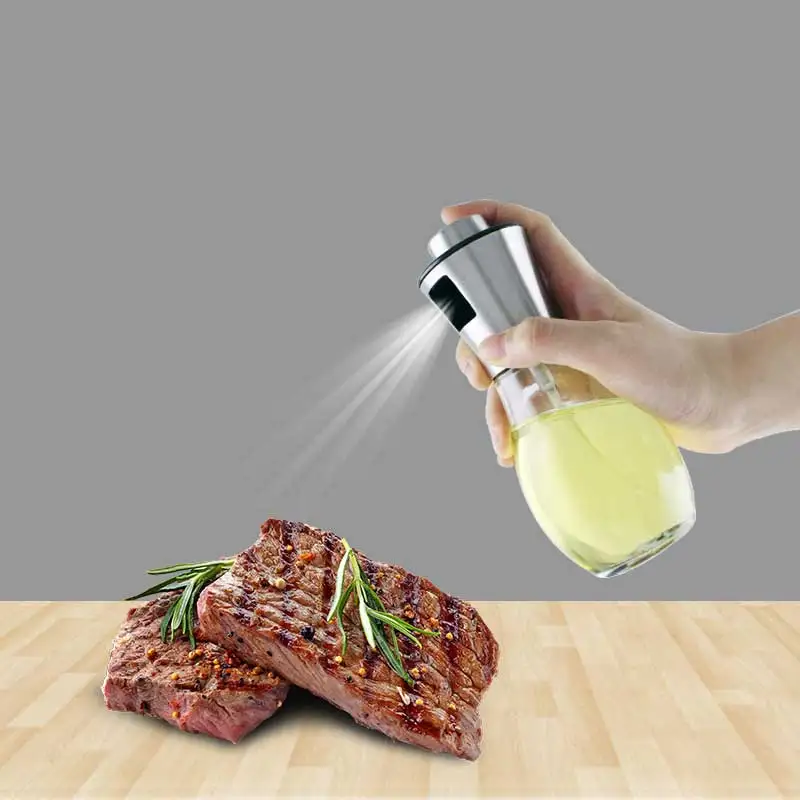 Multifunction 200ml  Olive Oil Bottle Spray New Design Oil Sprayer For Salad Bbq Kitchen Baking Roasting Olive Oil Spray Bottle