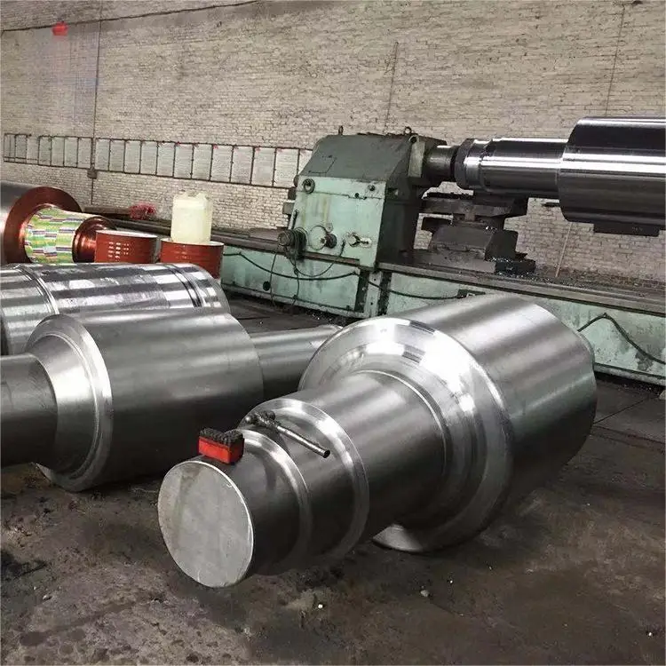 Customized low alloy structural steel shaft forgings for heavy machinery