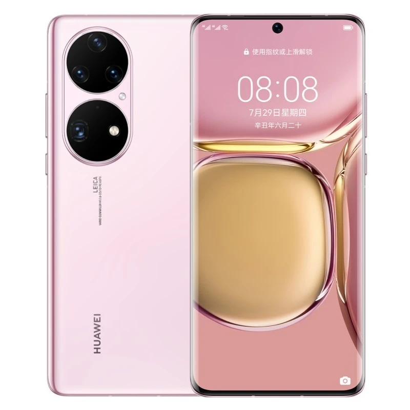 Оригинальный сотовый телефон HUA WEI P50 Pro 4G 6 дюйма изогнутый OLED-экран гармония 2 Восьмиядерный Kirin 9000 50 МП четыре камеры NFC 4360 мА