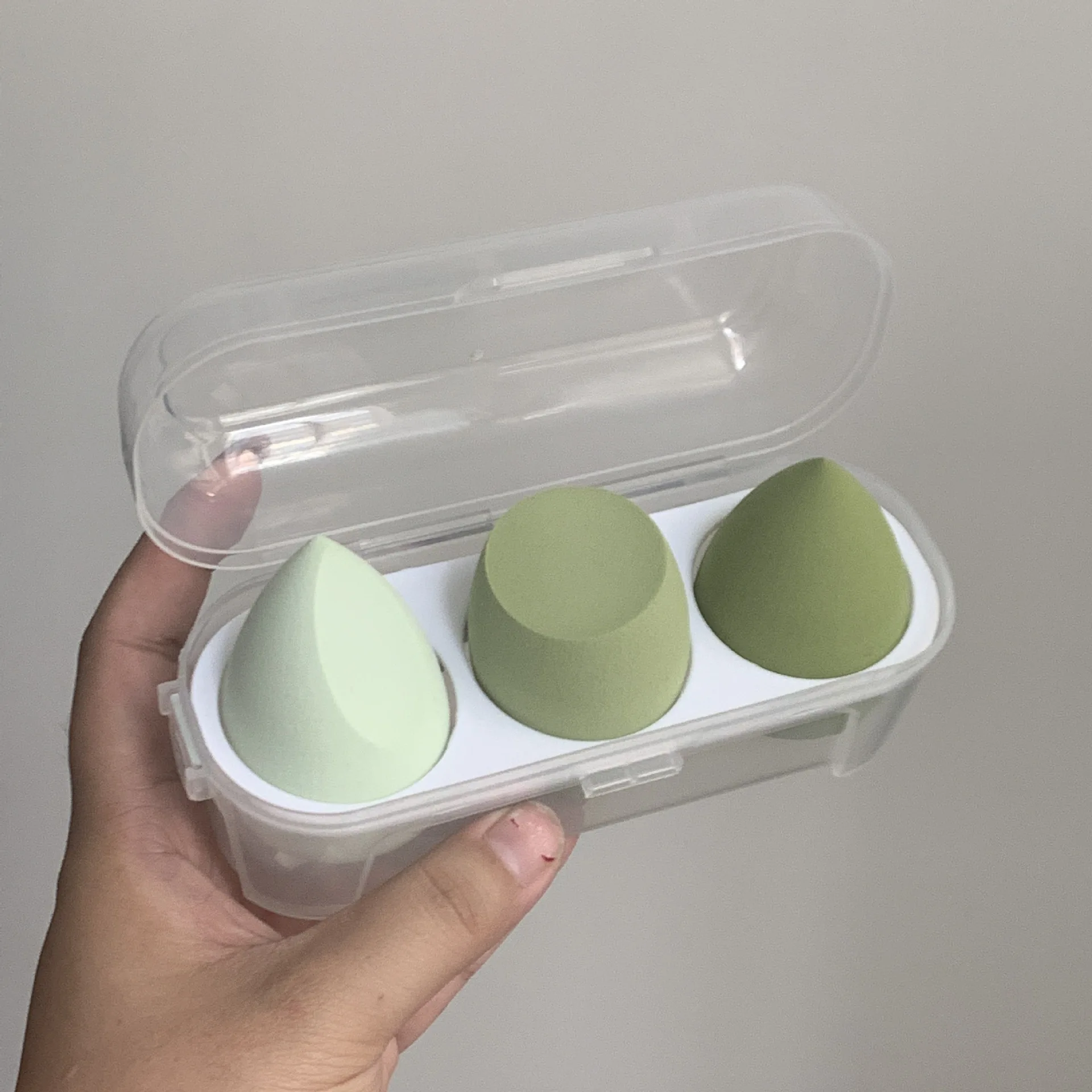 Factory direct selling sponge makeup wholesale popular 3pcs makeup sponge set