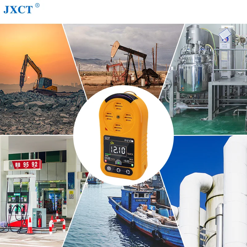 
Portable oxygen gas detector with alarm oxygen analyzer with LCD 