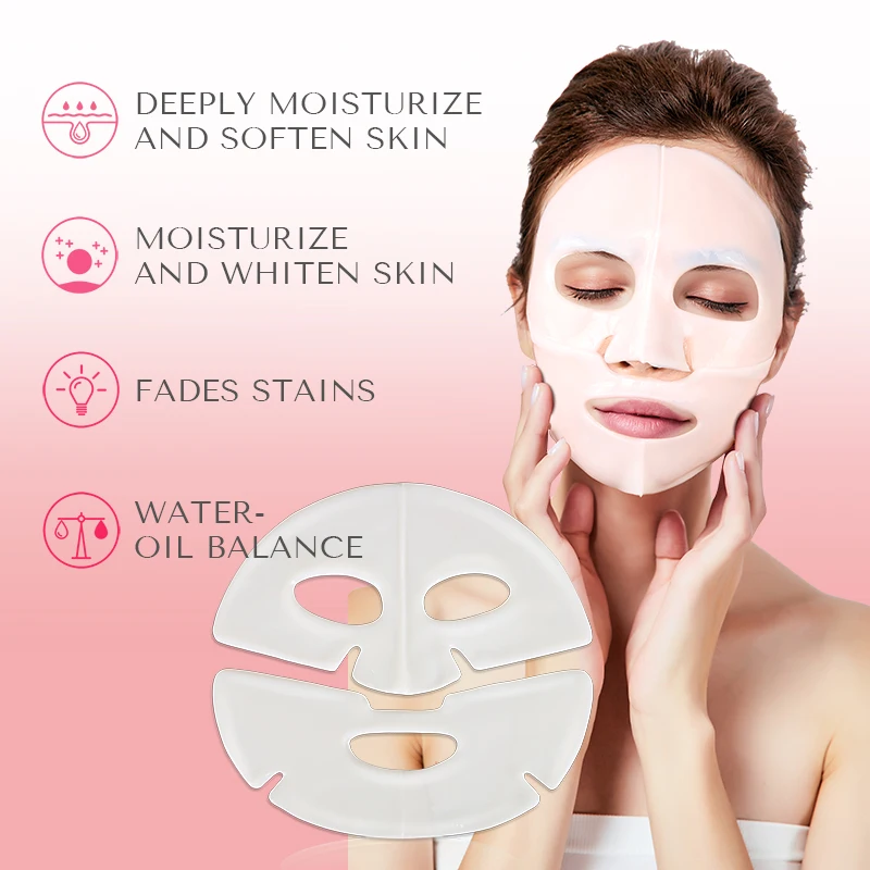 Wholesale Korean Customized Whitening Moisturizing Skin Care Pearl Whitening Goat Milk Facial Mask Sheet