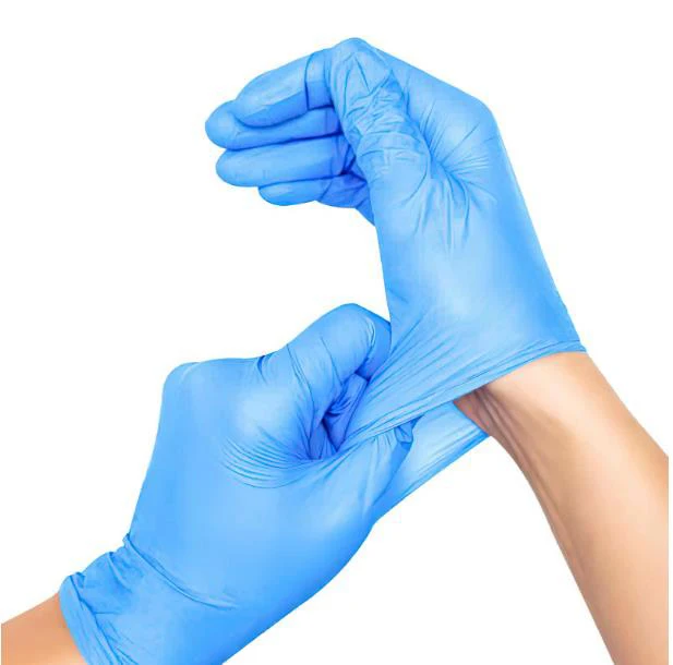 Custom Powder free mixed nitrile gloves Industrial butyl synthetic rubber gloves