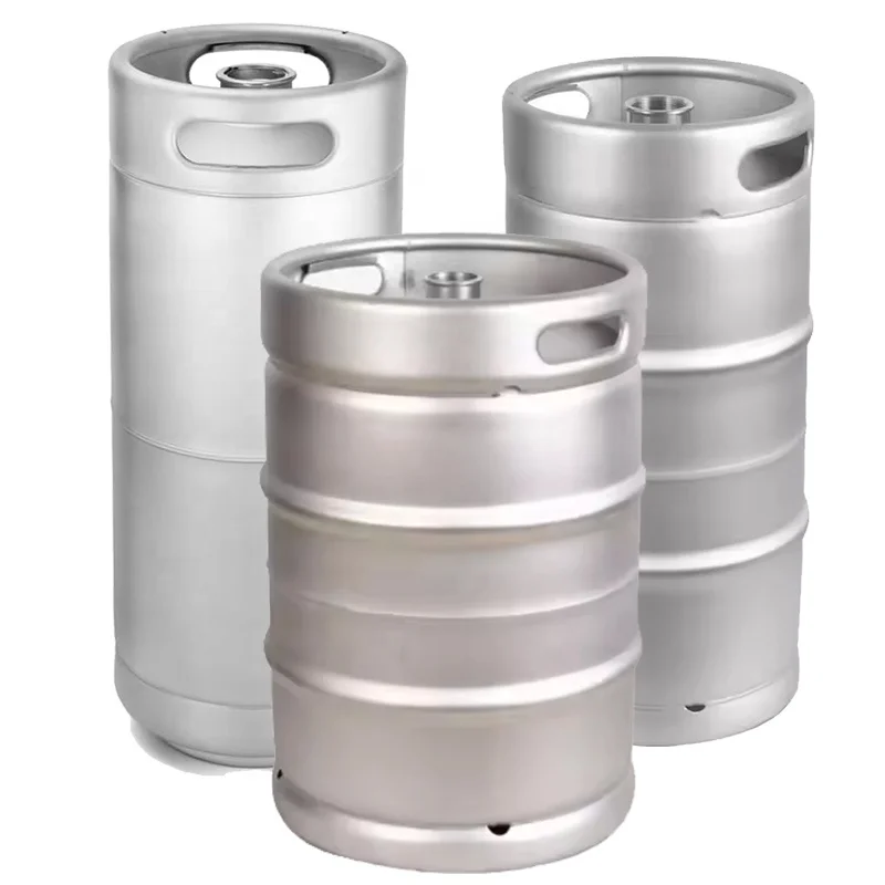 US Standard Slim 10L/15L/20L/30L/60L Beer Barrel Stainless Steel Beer Keg Sankey Keg With A-D-S-G Spear for Brewing Draft Beer