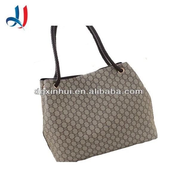 New Products Designer Elegance Ladies Pvc Tote Bag Large Capacity Shopping Shoulder Handbag