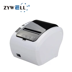 China manufacturer printer paper size 80mm receipt printer with print app Zywell ZY306 pos printer