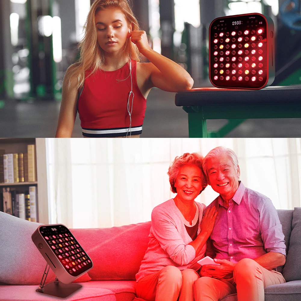 LIYA High End H320 Near Infrared Therapy Light Intelligent Voice Control Red Light Therapy Panel for Muscle Recovery