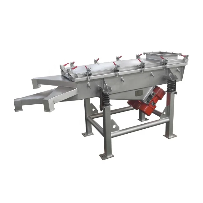 DZJX известняк Xxnx горячий прочный линейный вибрационный экран для пластикового порошка угля сои виброскрининг древесных гранул