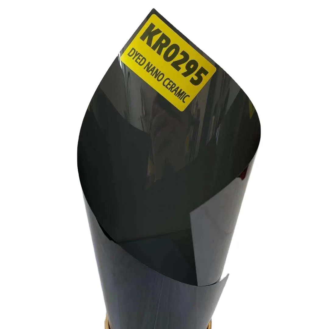 KR0295 2PLY 1.8MIL VLT 2% IR 95% WINDOW CERAMIC TRANSITION WINDOW TINT GLASS AUTOMOTIVE DYED CERAMIC NANO FILM
