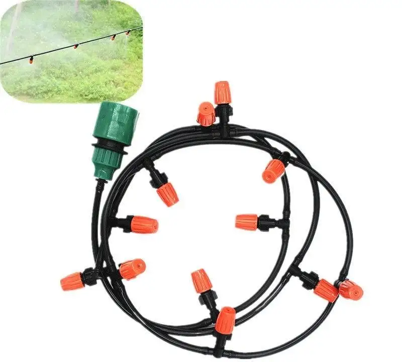 Home Watering System 10M Automatic Drip Spray Kit Garden Irrigation Sprinkler Kit
